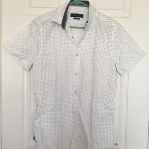 Men’s White Summer Button Down